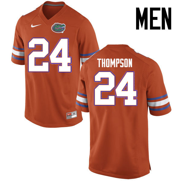 Men Florida Gators #24 Mark Thompson College Football Jerseys Sale-Orange - Click Image to Close